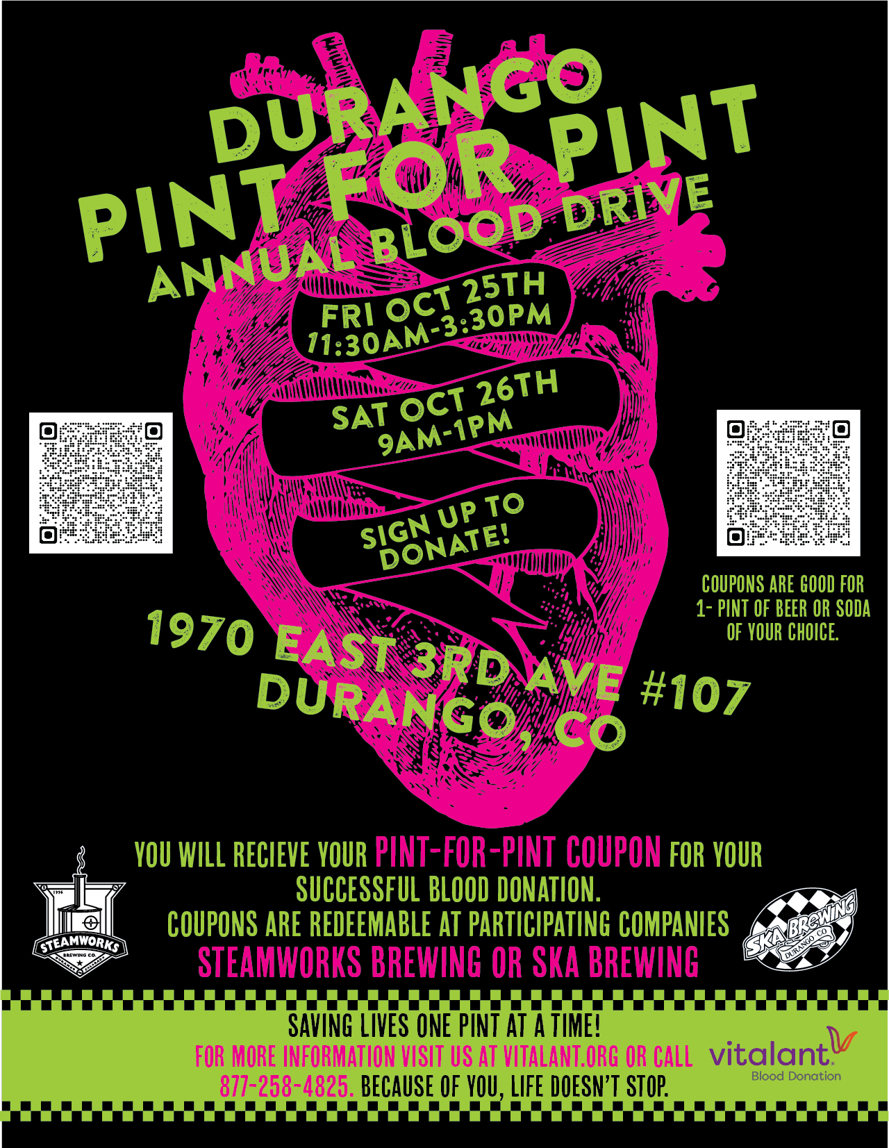 Pint For Pint Blood Drive